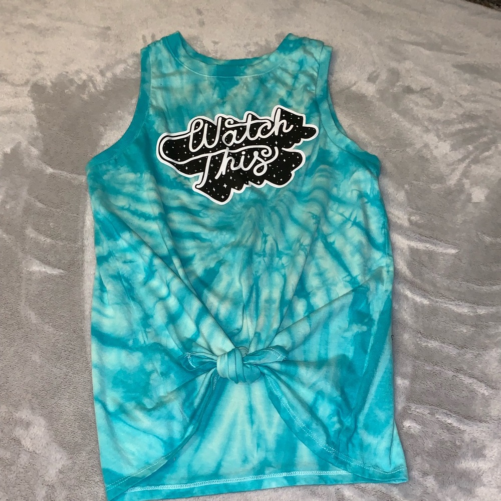 a lab. Racer back tank